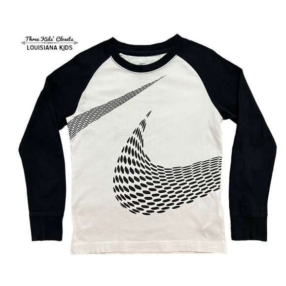 Nike Other - Nike Sz 6 Black & White Raglan Tee Shirt
